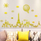  Tranh mica EPeBen dán tường nổi 3d hình thành phố hiện đại decor trang trí phòng khách, nhà cửa 