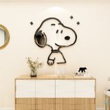  Tranh mica EPeBen dán tường nổi 3d hình Thước snoopy & friend decor trang trí phòng cho bé, Trường mầm non, cửa hàng 