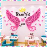  Tranh mica EPeBen dán tường nổi 3d hình cánh beauty decor trang trí phòng ngủ, phòng khách, spa, quán cafe, trà sữa 
