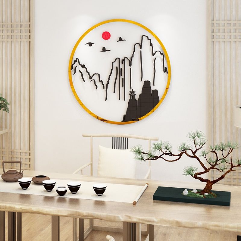  Tranh mica EPeBen dán tường nổi 3d hình Phong cảnh hữu tình decor trang trí phòng khách, cửa hàng 