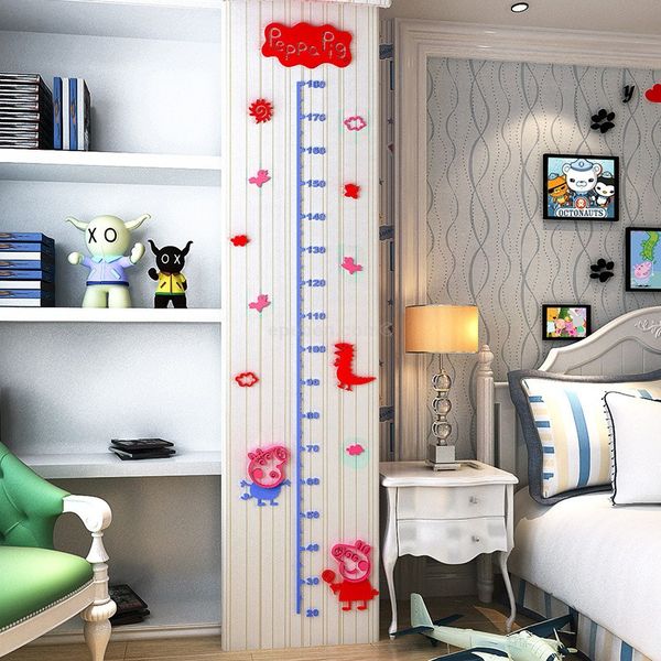  Thước đo chiều cao cho bé Tranh dán tường mica 3d decor 