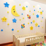  Tranh mica EPeBen dán tường nổi 3d hình bầu trời của bé decor trang trí mầm non, phòng cho bé 