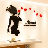  Tranh mica EPeBen dán tường nổi 3d hình cô nàng nymph beautiful quyến rũ decor trang trí cửa hàng,thẩm mỹ,spa 