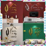  Tranh mica EPeBen dán tường nổi 3d hình Home castle decor trang trí cửa hàng quán nước quán cafe 