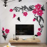  Tranh mica EPeBen dán tường nổi 3d hình Bộ Full 2 Góc Như Ảnh rực rỡ sắc hoa decor trang trí phòng khách 