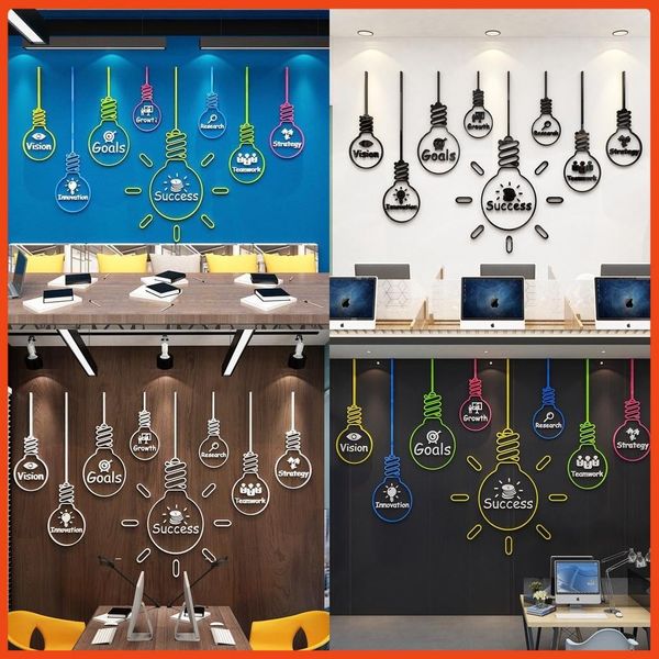  Tranh mica EPeBen dán tường nổi 3d hình success teamwork décor decor trang trí tường văn phòng công ty, phòng làm việc 