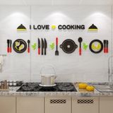  Tranh mica EPeBen dán tường nổi 3d hình dụng cụ bếp decor trang trí phòng bếp nhà ăn cooking nhà hàng 