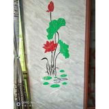  Tranh mica EPeBen dán tường nổi 3d hình hoa sen decor trang trí phòng khách, phòng ngủ, nhà cửa 