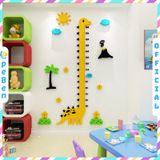  Tranh mica EPeBen dán tường nổi 3d hình Khủng Long Cổ Dài Thước đo chiều cao cho bé decor trang trí lớp học, mầm non 
