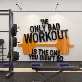  Tranh mica 3d dán tường mẫu tranh thông điệp động lực tập gym trang trí phòng tập fitness 