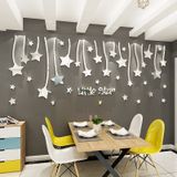  Tranh mica 3d dán tường mẫu tranh little star, ngôi sao trang trí phòng khách, phòng bếp 