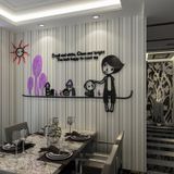  Tranh mica EPeBen dán tường nổi 3d hình cuộc sống giản đơn decor trang trí mầm non, phòng cho bé 