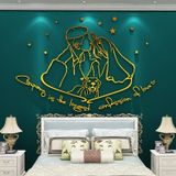  Tranh mica EPeBen dán tường nổi 3d hình Cô Dâu Chú Rể decor trang trí phòng cưới, phòng ngủ, tiệm áo cưới 