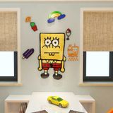  Tranh mica EPeBen dán tường nổi 3d hình spongebob chú bọt biển tinh nghịch decor trang trí mầm non 