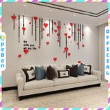  Tranh mica EPeBen dán tường nổi 3d hình mãi mãi bên nhau decor trang trí phòng khách, phòng ngủ 