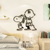  Tranh mica EPeBen dán tường nổi 3d hình Thước snoopy & friend decor trang trí phòng cho bé, Trường mầm non, cửa hàng 