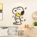  Tranh mica EPeBen dán tường nổi 3d hình Thước snoopy & friend decor trang trí phòng cho bé, Trường mầm non, cửa hàng 