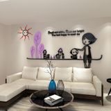  Tranh mica EPeBen dán tường nổi 3d hình cuộc sống giản đơn decor trang trí mầm non, phòng cho bé 