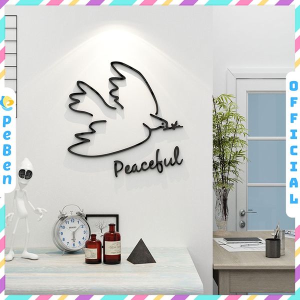  Tranh mica EPeBen dán tường nổi 3d hình bình yên decor trang trí quán ăn, nhà hàng, phòng ngủ, nail 