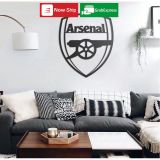  Tranh dán tường mica 3d decor khổ lớn Logo đội bóng arsenal 