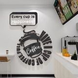  Tranh Mica 3d Dán Tường Coffee Milk Tea TIme Trang Trí Quán Trà Sữa, Cafe, Trà Chanh 