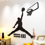  Tranh mica EPeBen dán tường nổi 3d hình ngôi sao bóng rổ nba michael jordan decor trang trí phòng khách 