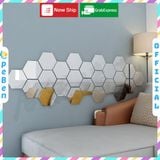  Tranh mica EPeBen dán tường nổi 3d hình Tráng gương sang trọng decor trang trí phòng khách, cửa hàng 