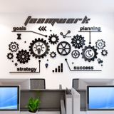  Tranh mica EPeBen dán tường nổi 3d hình làm việc nhóm teamwork décor trang trí tường văn phòng công ty, phòng làm việc 