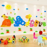  Tranh mica EPeBen dán tường nổi 3d hình nhổ củ cải decor trang trí mầm non, phòng cho bé 