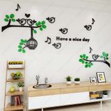  Tranh mica EPeBen dán tường nổi 3d hình ngày mới tốt lành decor trang trí phòng khách, phòng ngủ 