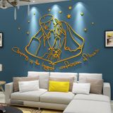  Tranh mica EPeBen dán tường nổi 3d hình Cô Dâu Chú Rể decor trang trí phòng cưới, phòng ngủ, tiệm áo cưới 
