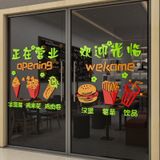  Tranh dán tường mica 3d decor Đồ ăn nhanh Trang trí Quán ăn nhanh (Có thể thay bằng Tiếng Việt) 