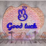  Tranh Mica 3d Dán Tường Chữ Smile Good Luck Sunny day Trang Trí Cửa Kính, Cửa Hàng, Quán Trà Sữa, Salon, Nail 