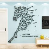  Tranh mica EPeBen dán tường nổi 3d hình con vật nghệ thuật hình khối polygon hươu ngựa chim cá Trang trí phòng khách 