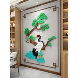  Tranh mica 3d dán tường mẫu tranh Cành Đào, Cành Cam An Khang Thịnh Vượng, trang trí phòng khách, phòng bếp 