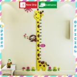  Tranh mica EPeBen dán tường nổi 3d hình Thước hươu cao cổ đo chiều cao cho bé decor trang trí phòng cho bé 