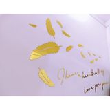  Tranh mica EPeBen dán tường nổi 3d hình lông vũ decor trang trí phòng khách phòng ngủ phong cách hiện đại 