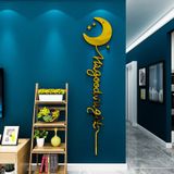 Tranh Mica 3d Dán Tường I Love You, Trái Tim, Ngôi Sao, Mặt Trăng, Mặt Trời Trang Trí Quán Trà Sữa, Cafe, Trà Chanh 
