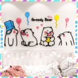  Tranh mica EPeBen dán tường nổi 3d hình gấu dễ thương decor trang trí mầm non, phòng cho bé 
