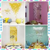  Tranh mica EPeBen dán tường nổi 3d hình gương trừu tượng sáng tạo decor trang trí phòng khách, phòng ngủ 