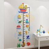  Tranh mica EPeBen dán tường nổi 3d hình Thước đo chiều cao cho bé đo chiều cao giữa đại dương trang trí lớp học, mầm non 