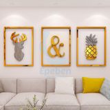 Tranh mica EPeBen dán tường nổi 3d hình phong cách hoạt hình decor trang trí mầm non, phòng cho bé 
