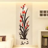  Tranh mica 3d dán tường mẫu tranh hoa đào hoa sen Vạn Sự Như Ý Tấn Tài Tấn Lộc, trang trí phòng khách, phòng bếp 