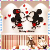  Tranh mica EPeBen dán tường nổi 3d hình mickey & mouse kiss decor trang trí mầm non, phòng cho bé 