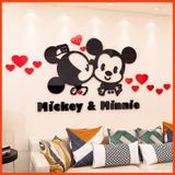  Tranh mica dán tường 3d mickey trang trí phòng khách, ngủ 