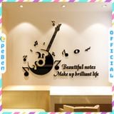  Tranh mica EPeBen dán tường nổi 3d hình nốt nhạc cây đàn tình yêu decor trang trí phòng khách, phòng ngủ 