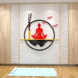  Tranh mica EPeBen dán tường nổi 3d hình Hình yoga Asana Trang trí phòng tập Yoga, phòng gym, phòng tập thể dục, clb 