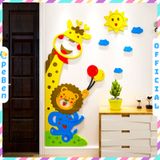  Tranh mica EPeBen dán tường nổi 3d hình hoạt hình các bạn thú nhỏ dễ thương decor trang trí lớp học, mầm non, mẫu giáo 