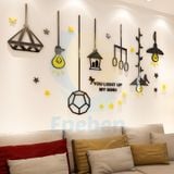  Tranh mica EPeBen dán tường nổi 3d hình đèn thả treo sáng tạo kiểu mới decor trang trí phòng khách phòng ngủ 