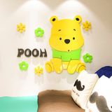  Tranh mica EPeBen dán tường nổi 3d hình hoạt hình gấu pooh Pu dễ thương decor trang trí mầm non, phòng cho bé EPeB 
